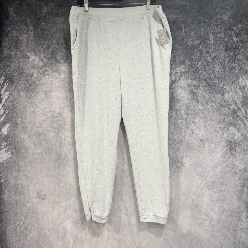 Simple Pleasures Women’s XL Rayon Blend Gray Jogger Lounge Sweatpants Pull On